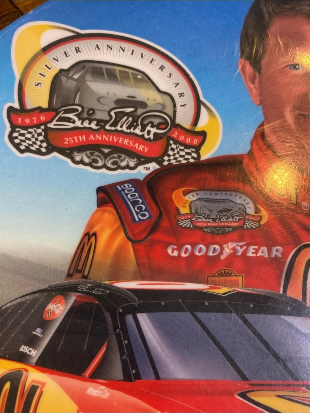 Bill Elliott #94‎ NASCAR 25th Anniversary McDonalds Commemorative Plate 9.5